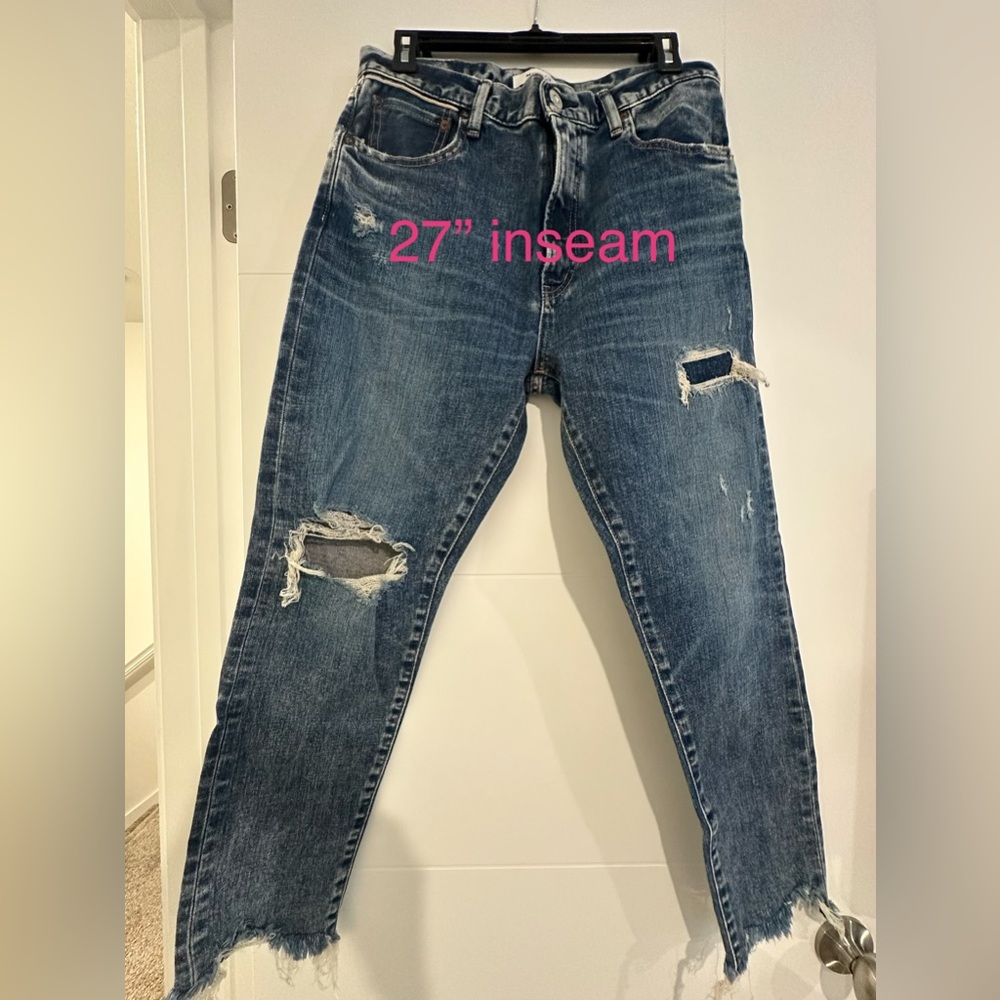 Moussy Vintage tapered ankle jeans